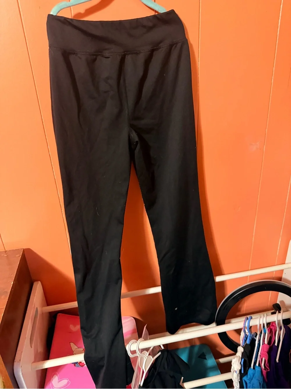 Athletic Works Black Bootcut Yoga Pants